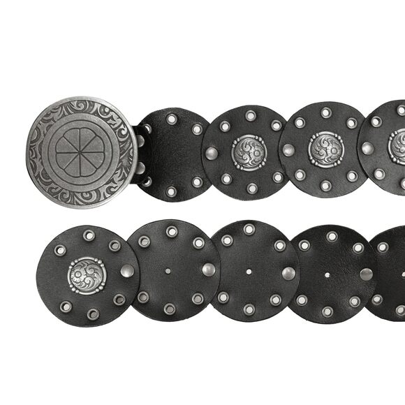 6633 Women Western Style Fashion Leather Belt With Metal Buckle